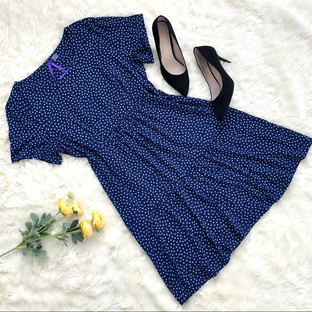 Seraphine • Polka Dot Babydoll Maternity Dress
